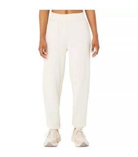 Asics Logo Women Pants Off White1