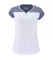 T-shirt Babolat Play Cap Femme Blanc Bleu Hthr | Ipontennis