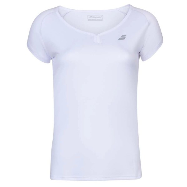 Maglietta Bianca da Donna Babolat Play Cap | Ipontennis