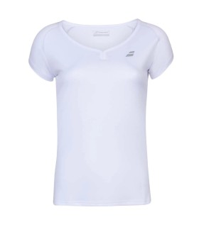 T-shirt Blanche pour Femme Babolat Play Cap | Ipontennis