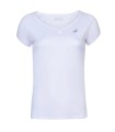 Weißes Damen-T-Shirt Babolat Play Cap | Ipontennis