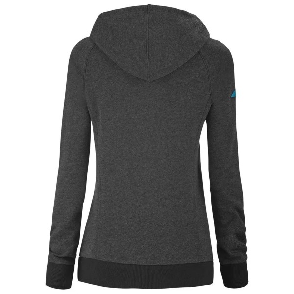 Damen-Trainingsjacke mit Kapuze Babolat Black Heather | Ipontennis