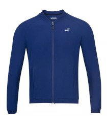 Veste zippée pour femme Babolat Play bleu marine | Ipontennis