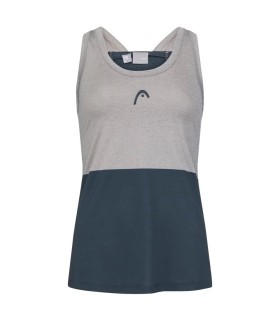 Head Padel Tech Woman Grey   Navy Blue Tank Top