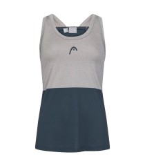 Head Padel Tech Woman Grey / Navy Blue Tank Top1