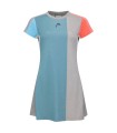 Damen Head Padel Tech Kleid Grau Blau | Ipontennis