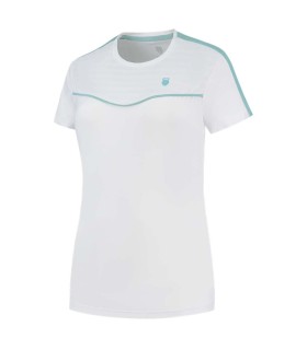 K-Swiss Hypercourt Round Neck Top 2 White T-Shirt1