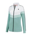 K-Swiss Hypercourt Tracksuit White / Turquoise Woman Jacket1