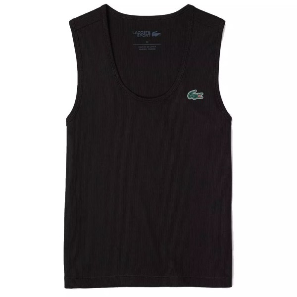 Lacoste Sport Black Woman Tanktop | IPONTENNIS