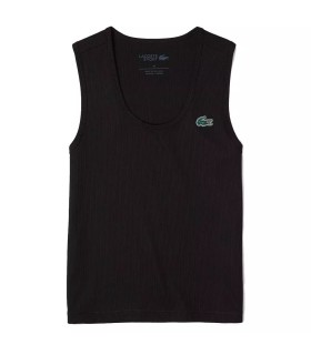 Lacoste Sport Camiseta sem mangas preta para mulher | Ipontennis