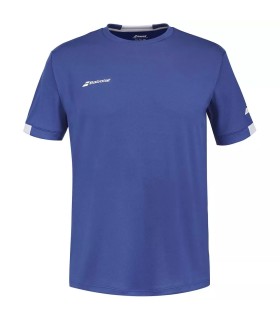 T-shirt Bleu Marine à Col Rond pour Enfant Babolat Play | Ipontennis