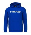 Junior blaue Kapuzenjacke Head Club Byron | Ipontennis