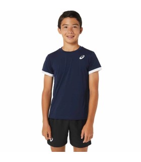 Maglietta blu navy per giovani di Asics | Ipontennis