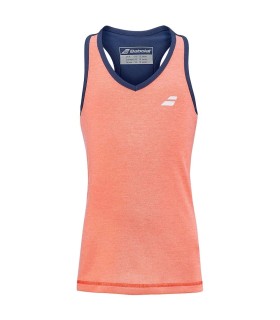 Babolat Play Girl Tank Top Coral / Navy Blue1