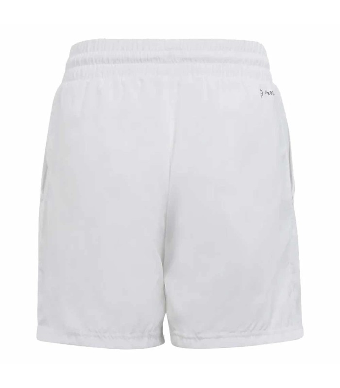 Adidas Junior Club 3 Stripes White Short2