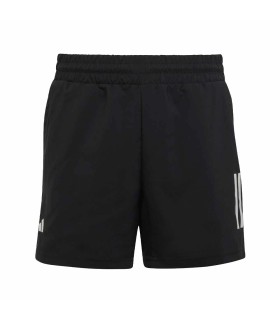 Adidas Junior Club 3 Stripes Full Black Short1