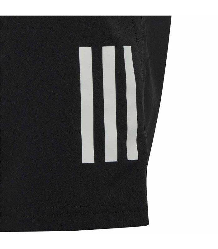 Adidas Junior Club 3 Stripes Full Black Short3