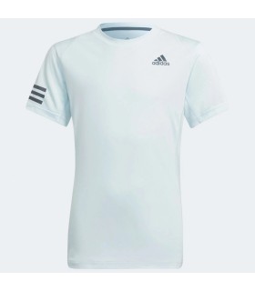 Adidas Club 3 Stripes Blue Junior T-Shirt1