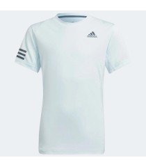 Adidas Club 3 Stripes Blue Junior T-Shirt