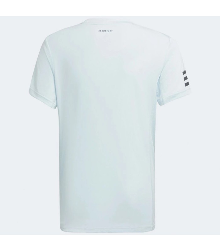 T-shirt Bleu Junior Adidas Club 3 Bandes | Ipontennis