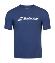 Camiseta Azul Marinho Babolat Exercise Junior | Ipontennis