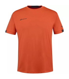 Babolat Play Crew Neck T-Shirt für Jungen in Orange | Ipontennis