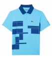 Lacoste Tennis Novak Djokovic Junior Blue polo