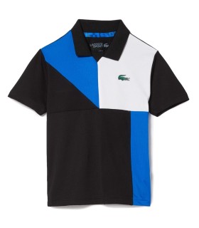 Polo junior de sport avec blocs de couleur de Lacoste | Ipontennis