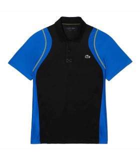 Lacoste Tennis Ultra Dry Blue   Black polo