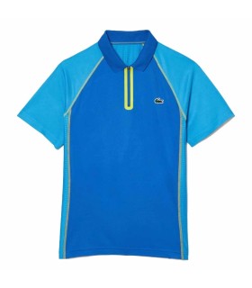 Blaues Ultra Dry Tennis-Poloshirt von Lacoste | Ipontennis