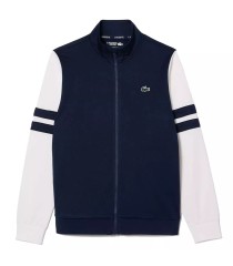 Tennis-Sportjacke mit Reißverschluss in Marineblau von Lacoste | Ipontennis