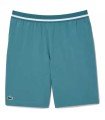 Lacoste Tennis x Novak Djokovic Shorts Blau Grün | Ipontennis