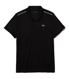 Lacoste Sport Black   White Breathable polo