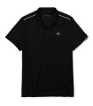 Lacoste Sport Schwarz Weiß Atmungsaktives Polo | Ipontennis