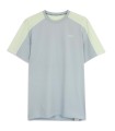 Camiseta Nox Pro Cinza Claro Verde | Ipontennis