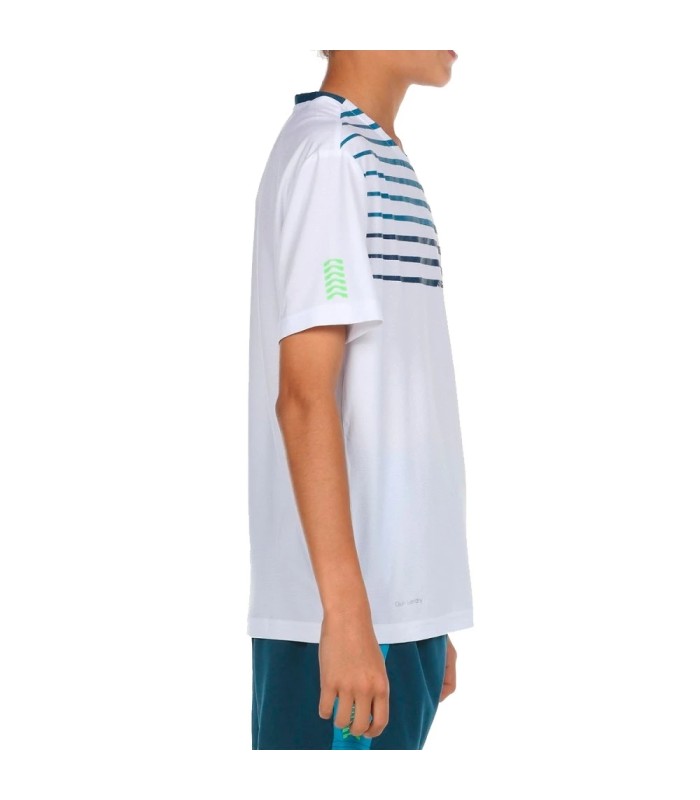 Weißes Bullpadel Junior Cumbal T-Shirt | Ipontennis