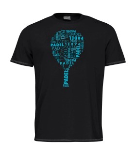 T-shirt Noire avec Erreur Typographique sur la Tête | Ipontennis