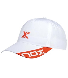 Cappello con Logo Nox Bianco e Arancione | Ipontennis