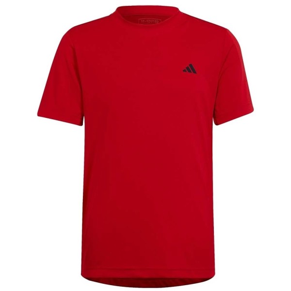 Camiseta Vermelha Júnior de Tênis Adidas Club | Ipontennis
