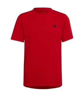 T-shirt Rouge Junior de Tennis Adidas Club | Ipontennis