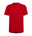 T-shirt Rouge Junior de Tennis Adidas Club | Ipontennis