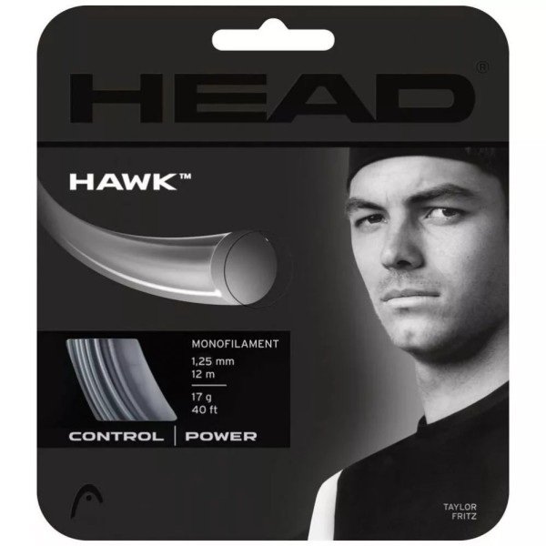 CORDE HEAD HAWK GRIS 12M | Ipontennis