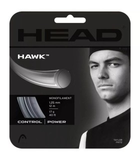 CORDE HEAD HAWK GRIS 12M | Ipontennis