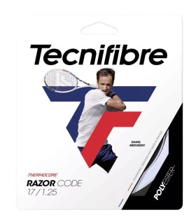 Cuerda Tecnifibre Razor Code Blanca 12m 1