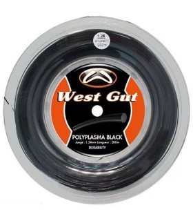 Bobina West Gut Poly Plasma Negra MT17 200m