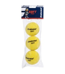 Bolsa de 3 pelotas Babolat de espuma blanda