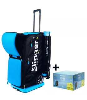 Máquina lanzapelotas Slinger Bag + Caja de 72 pelotas Dunlop Fort Xtra Life