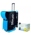 Máquina lanzapelotas Slinger Bag + Caja de 72 pelotas Dunlop Fort TR Plus