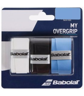 Set di 3 grip sovrapposti Babolat Blu Bianco Nero | IPONTENNIS