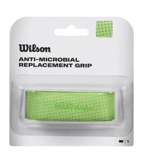 Raqueta Wilson Dual Pro Performance con empuñadura verde 1